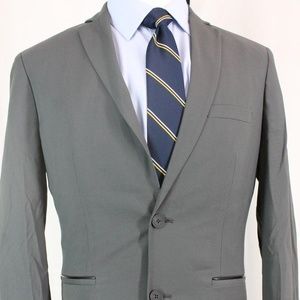 New XXL INC Slim Fit Gray Men's Sport Coat